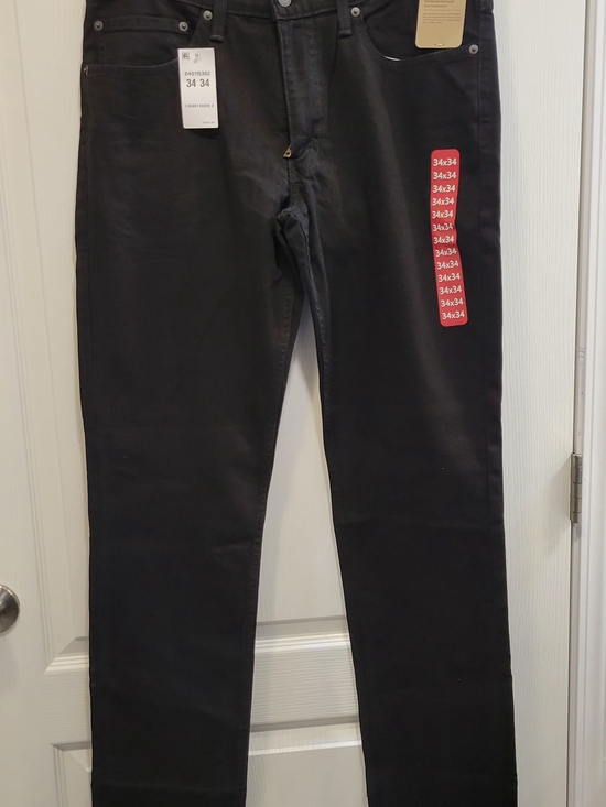 Levi's Other - Levi's Slim Straight Men's Jeans in Black with Red Size Sticker